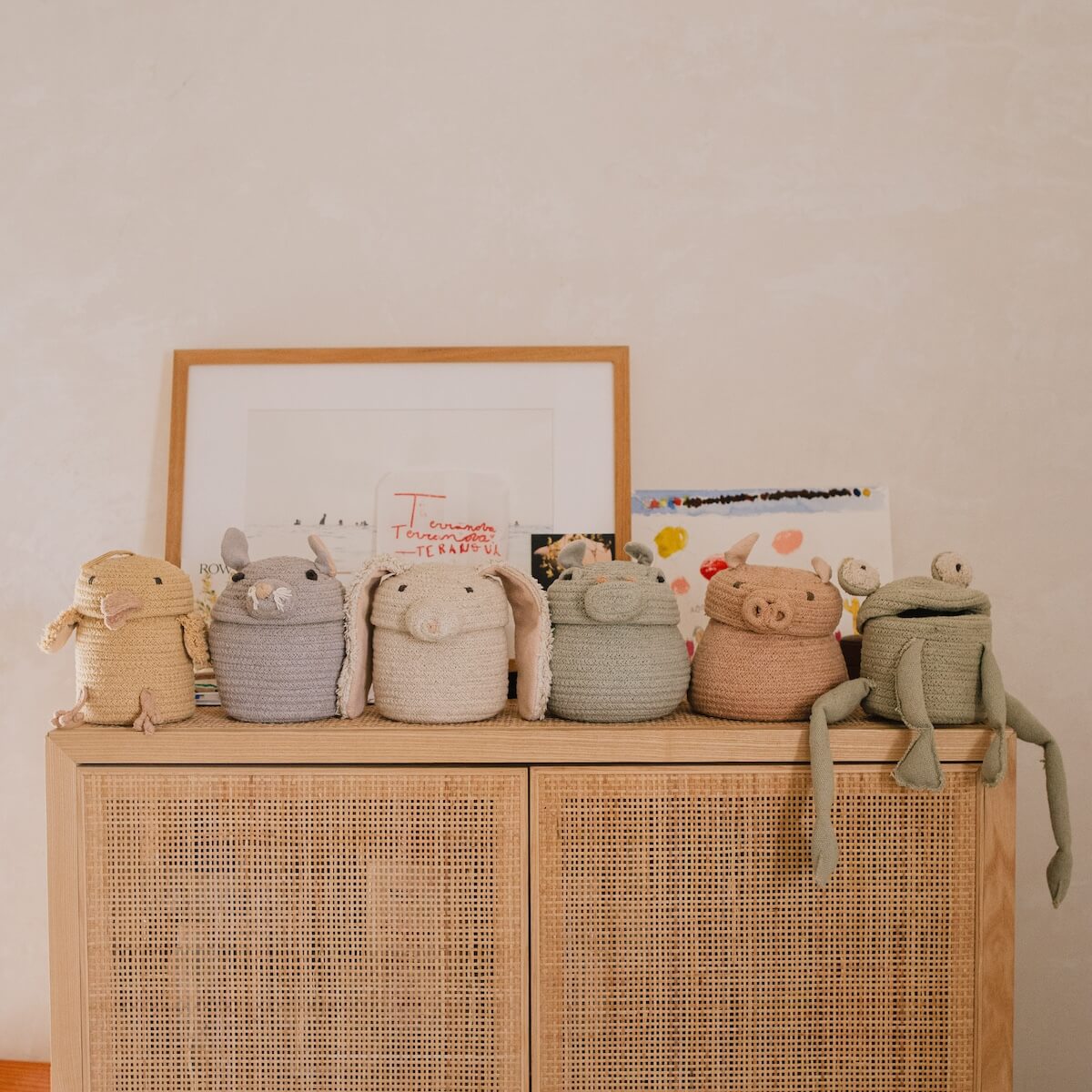 Panier de rangements Mini Fred the Frog Lorena canals