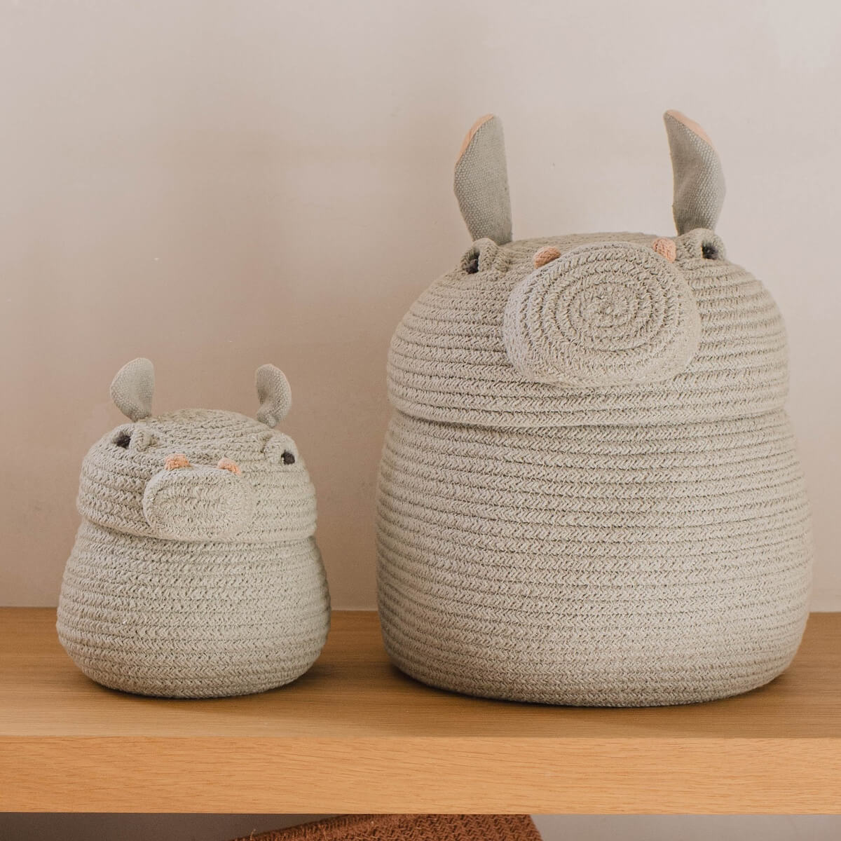Panier de rangements Mini Henry the Hippo Lorena Canals