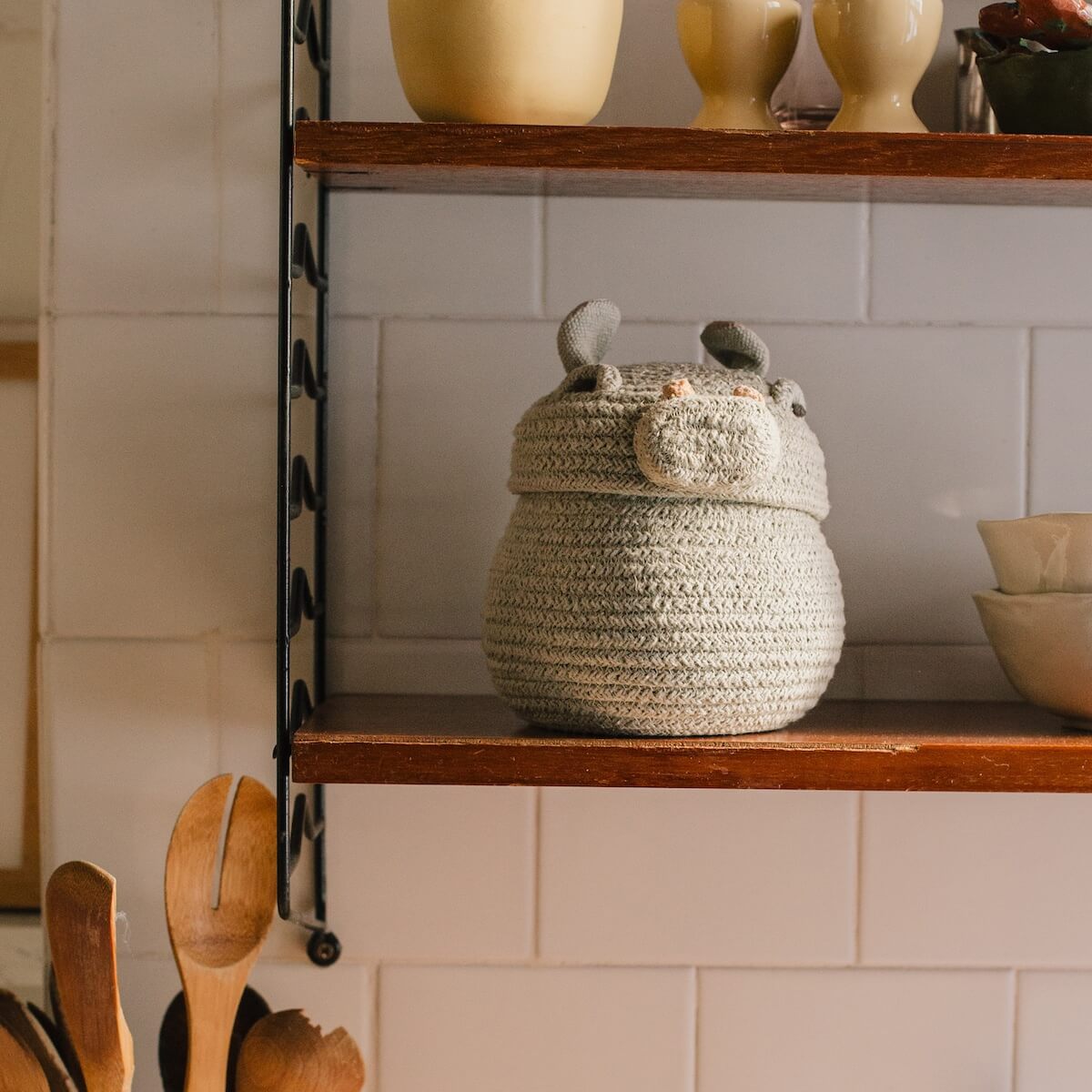 Panier de rangements Mini Henry the Hippo Lorena Canals