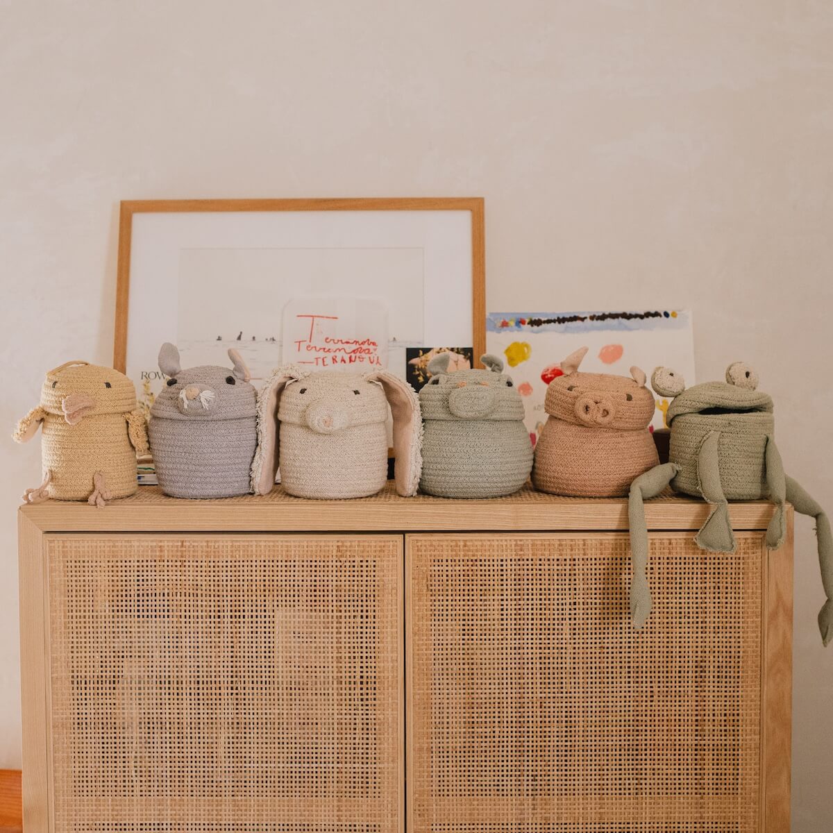 Panier de rangements Mini Henry the Hippo Lorena Canals