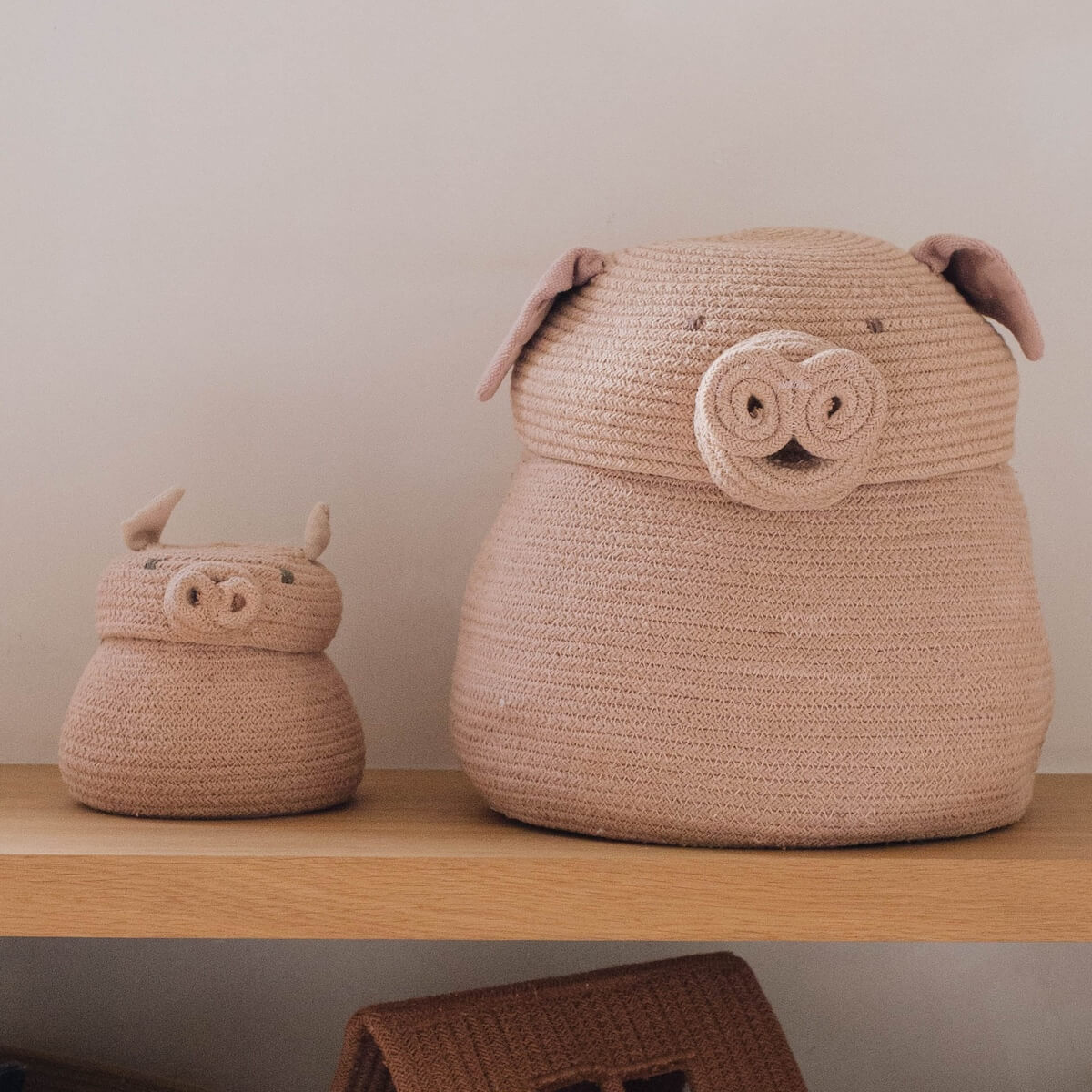 Panier de rangements Mini Peggy the Pig Lorena Canals