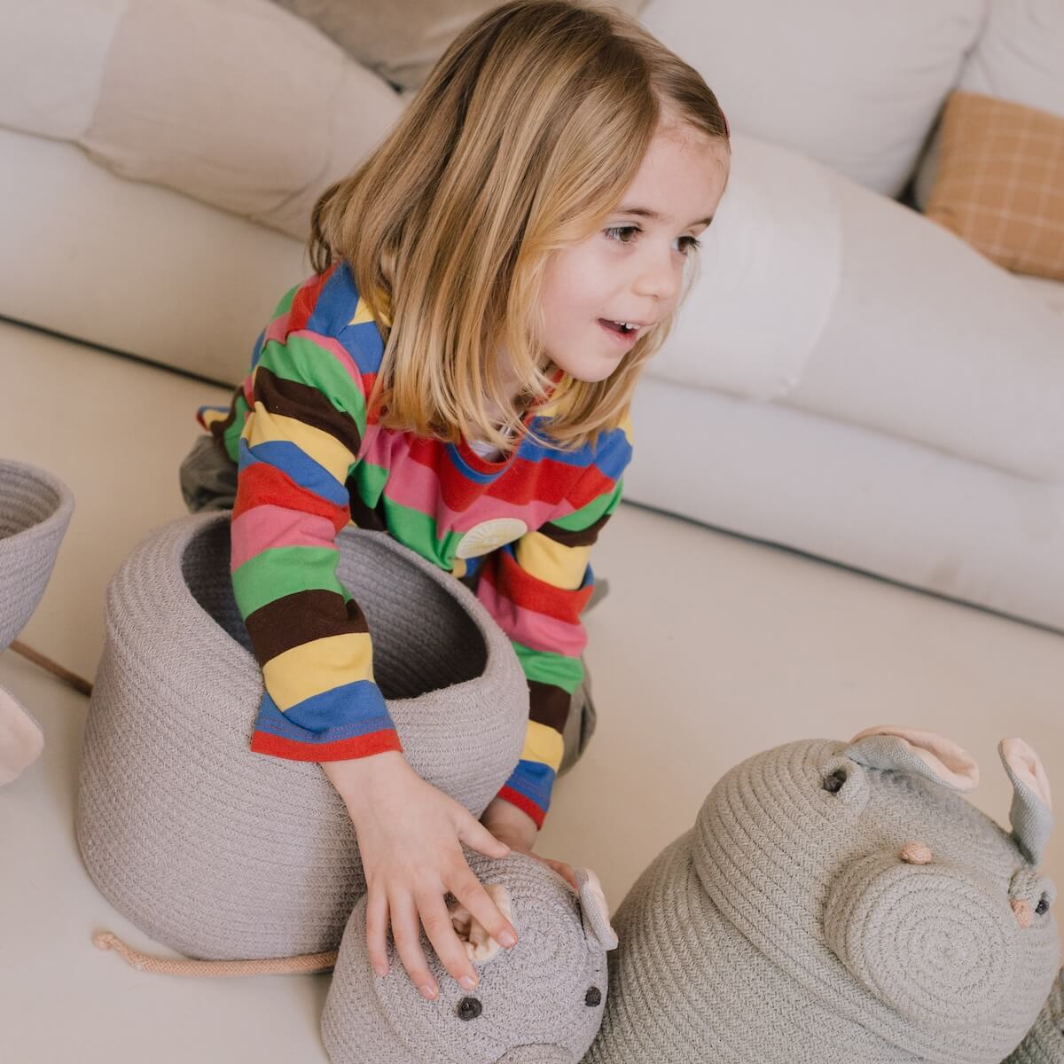 Panier de rangements Mini Renata the Rat Lorena Canals