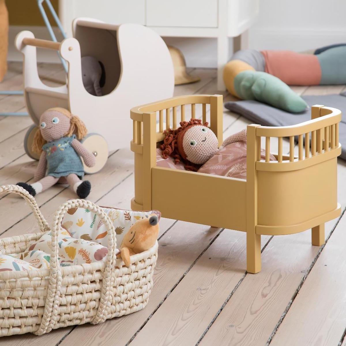 Panier moïse poupée SEBRA sunset pink