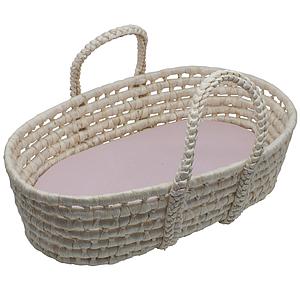 Panier moïse poupée SEBRA sunset pink