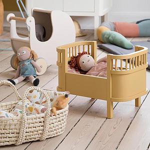 Panier moïse poupée SEBRA sunset pink