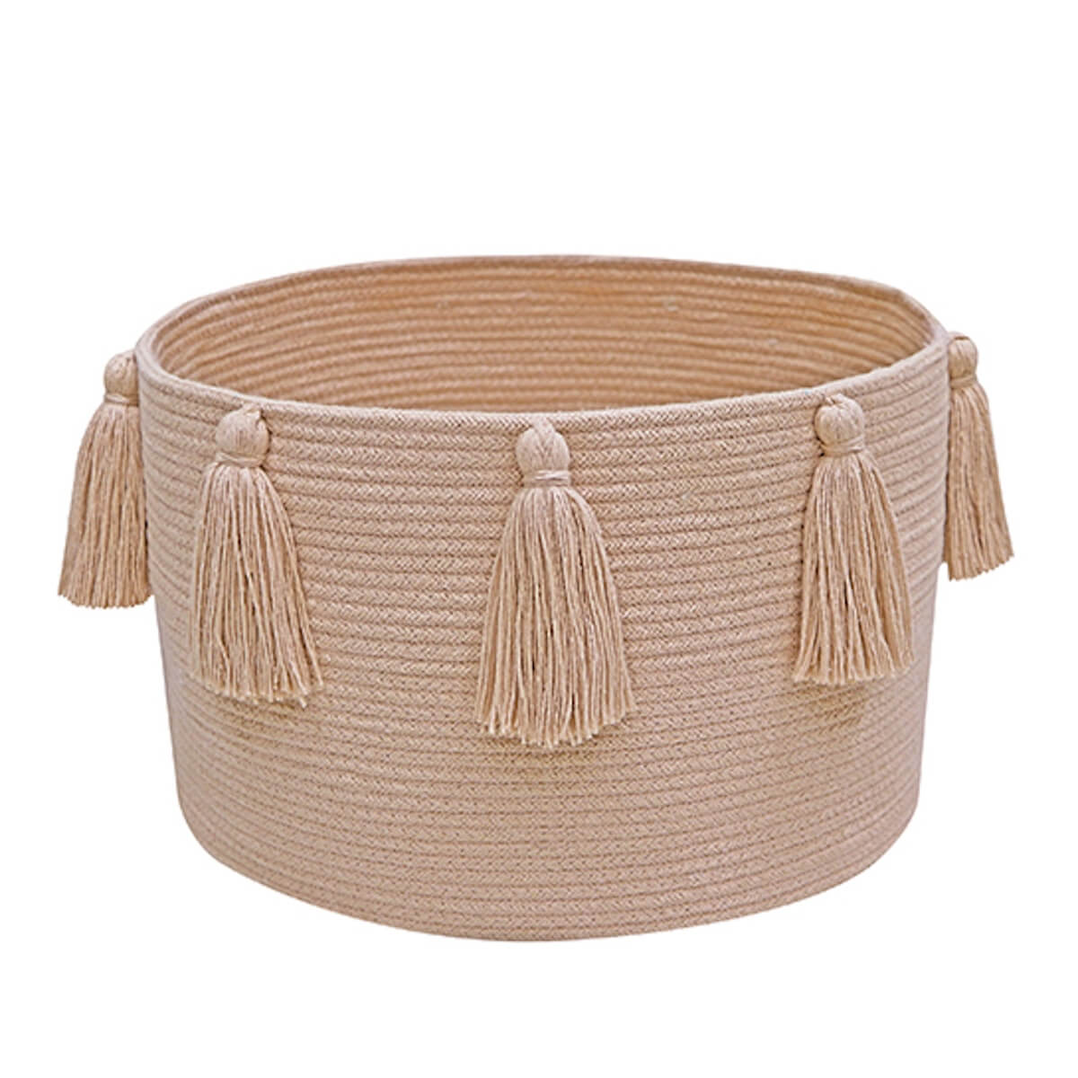 Panier New Tassels Lorena Canals rose