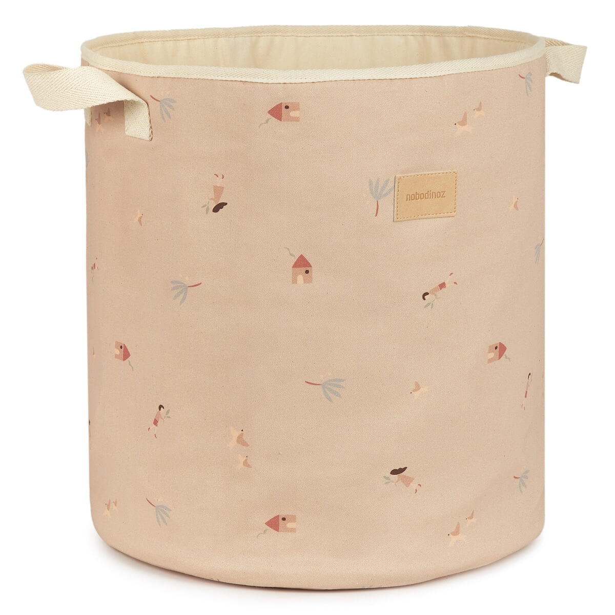 Panier rangement 41x37cm PLAYGROUND Nobodinoz Pink Sweet Home