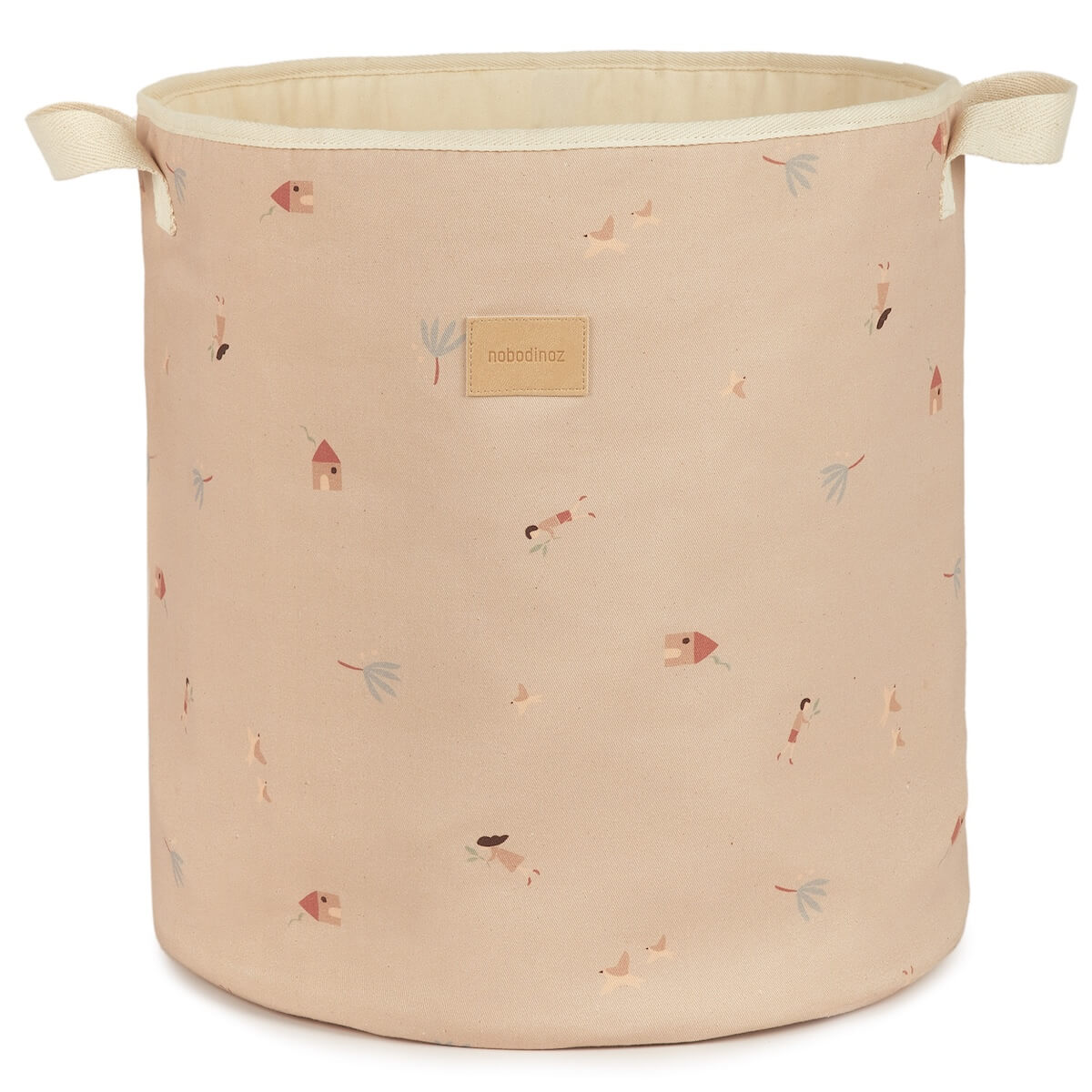 Panier rangement 41x37cm PLAYGROUND Nobodinoz Pink Sweet Home