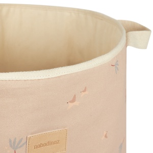 Panier rangement 41x37cm PLAYGROUND Nobodinoz Pink Sweet Home