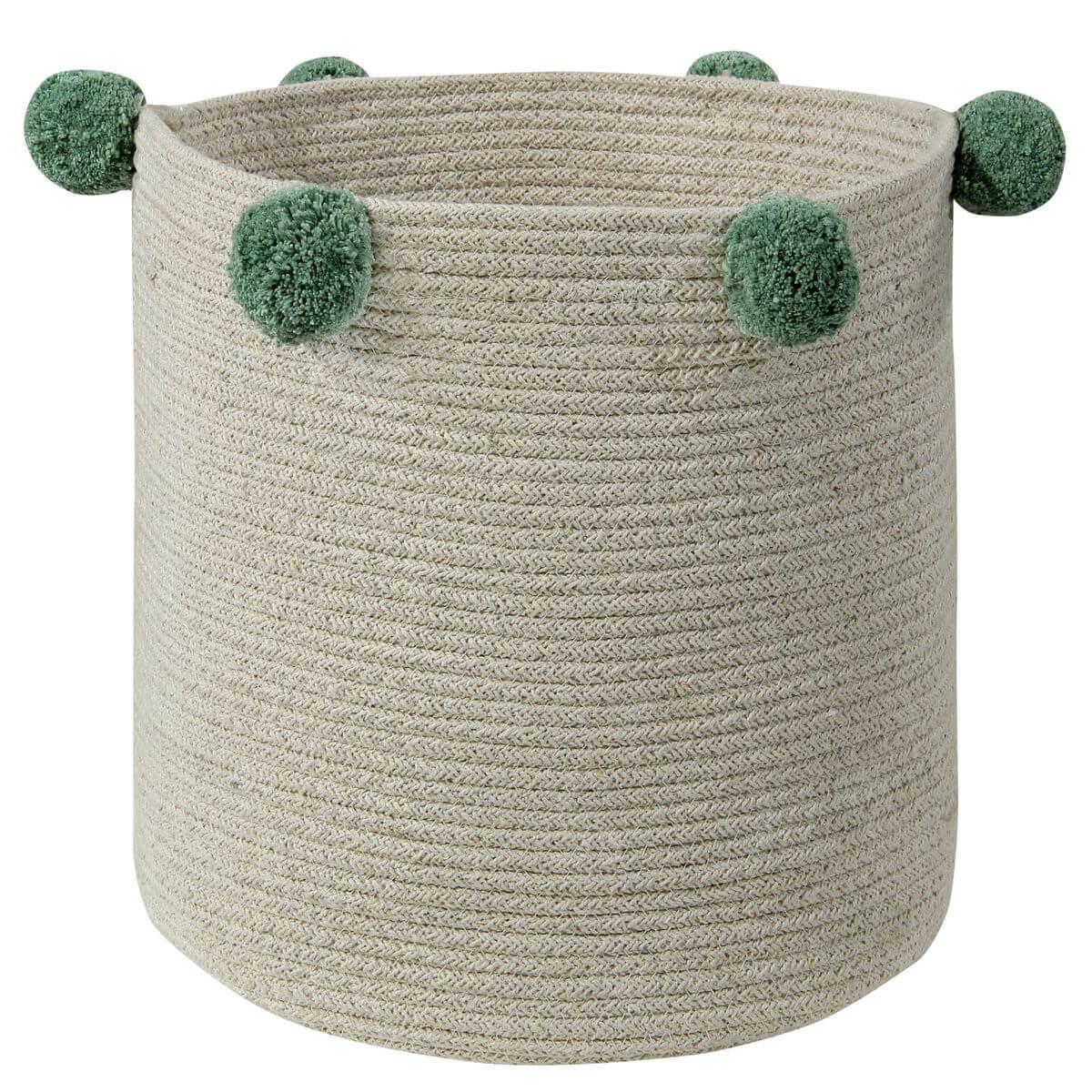 Panier rangement BUBBLY natura-green
