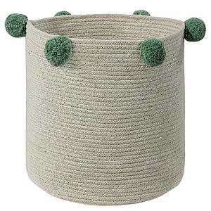 Panier rangement BUBBLY natura-green