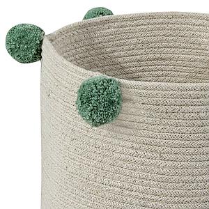 Panier rangement BUBBLY natura-green