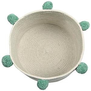 Panier rangement BUBBLY natura-green
