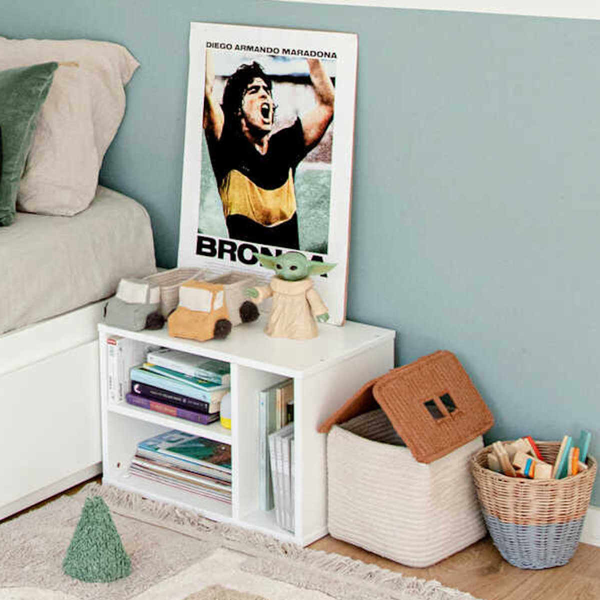 Panier rangement HOUSE Lorena Canals toffee