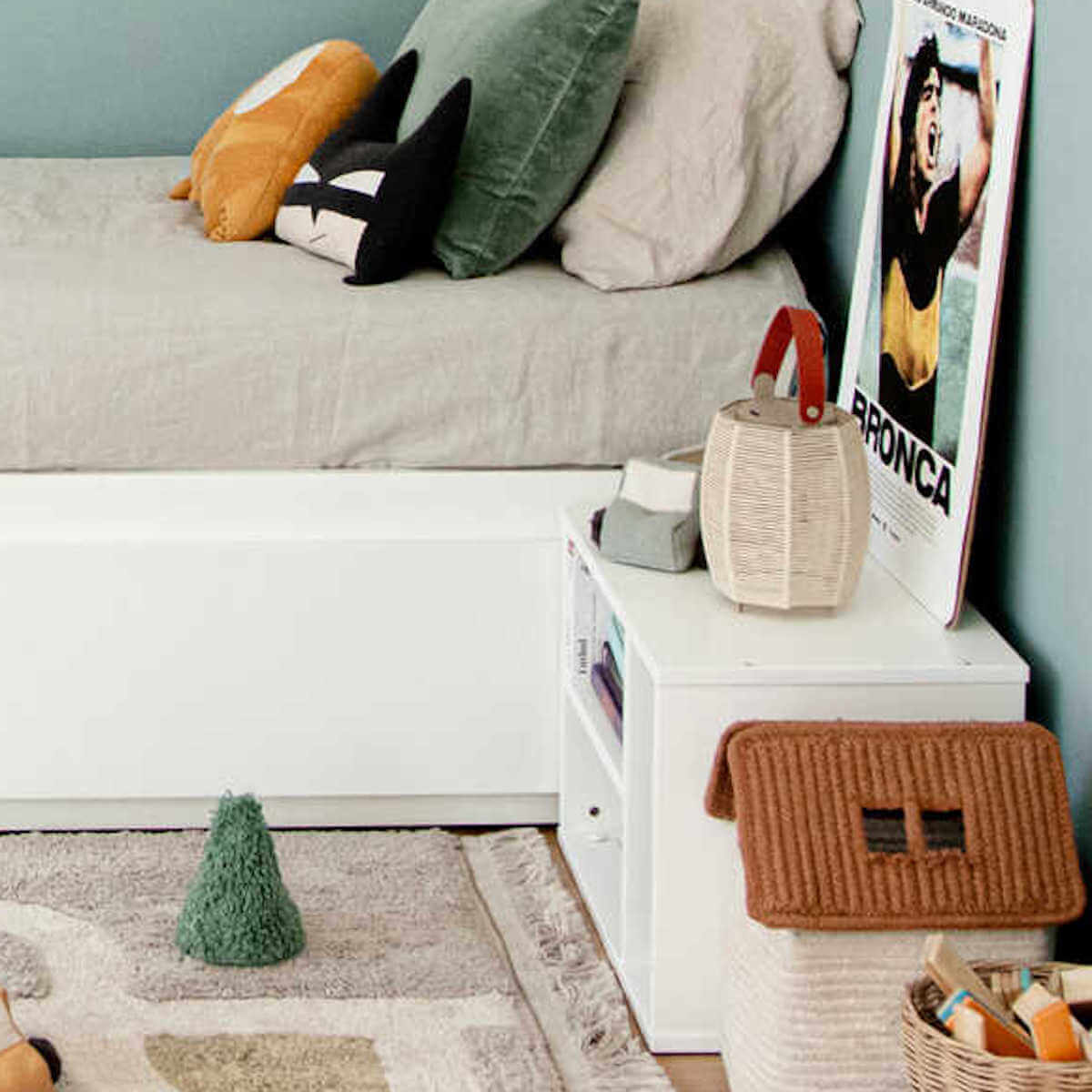 Panier rangement HOUSE Lorena Canals toffee