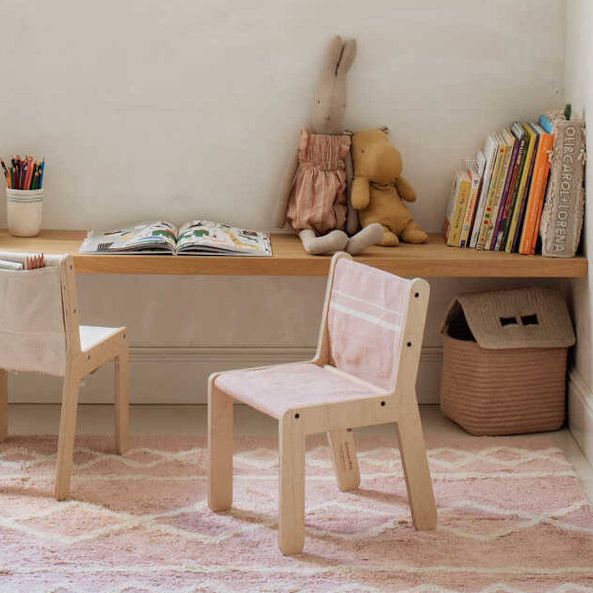 Panier rangement HOUSE VINTAGE Lorena Canals nude