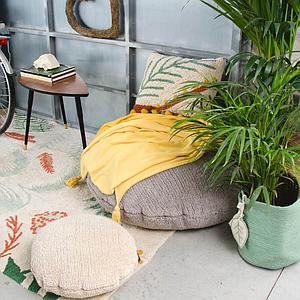 Panier rangement LEAF Lorena Canals green