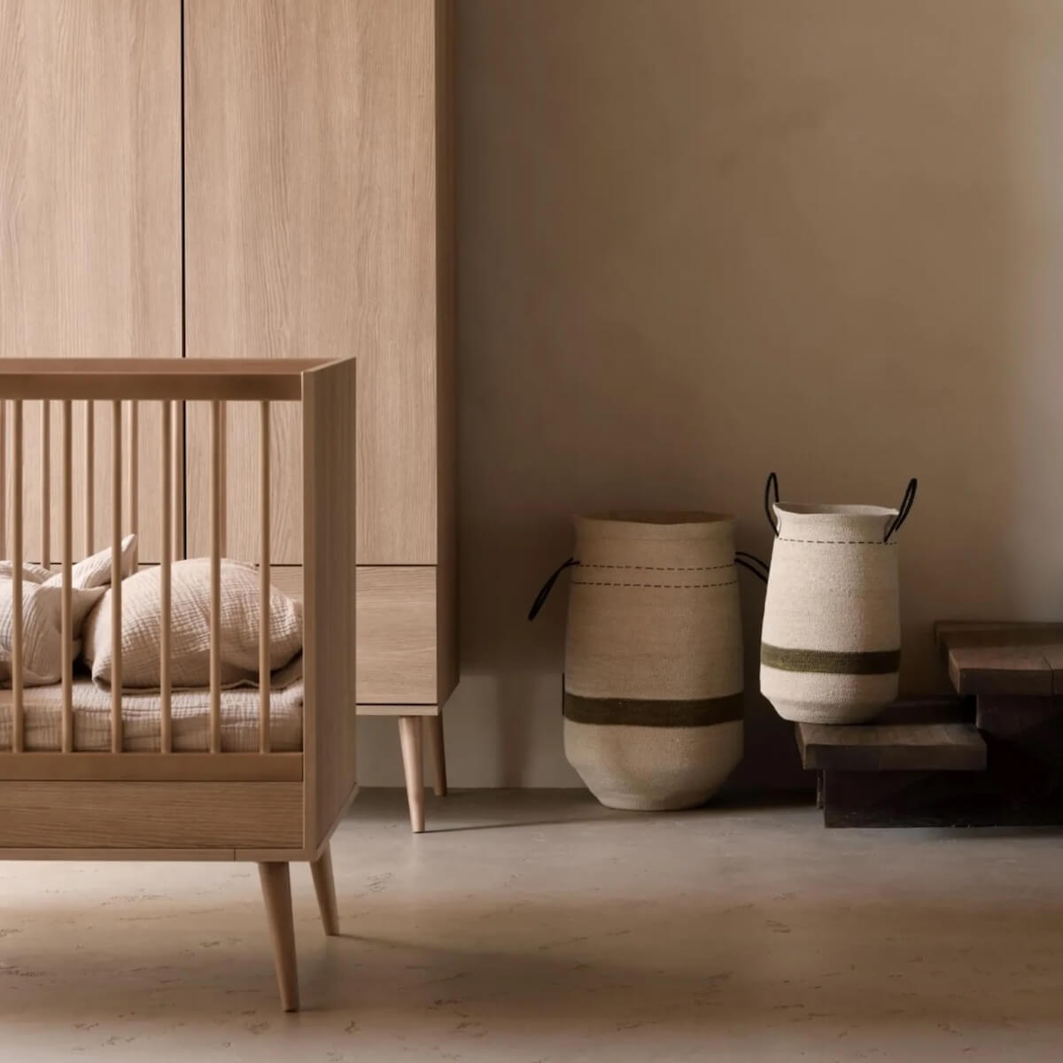 Paniers rangement 3pcs Quax naturel