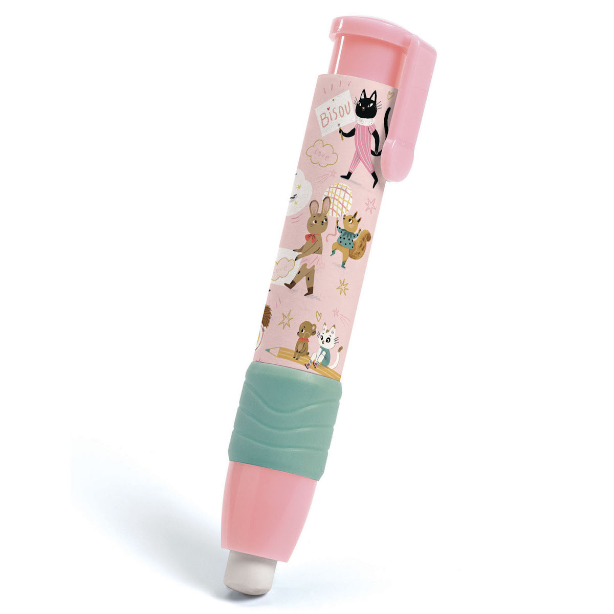 PAPETERIE Gomme clip Lucille Djeco