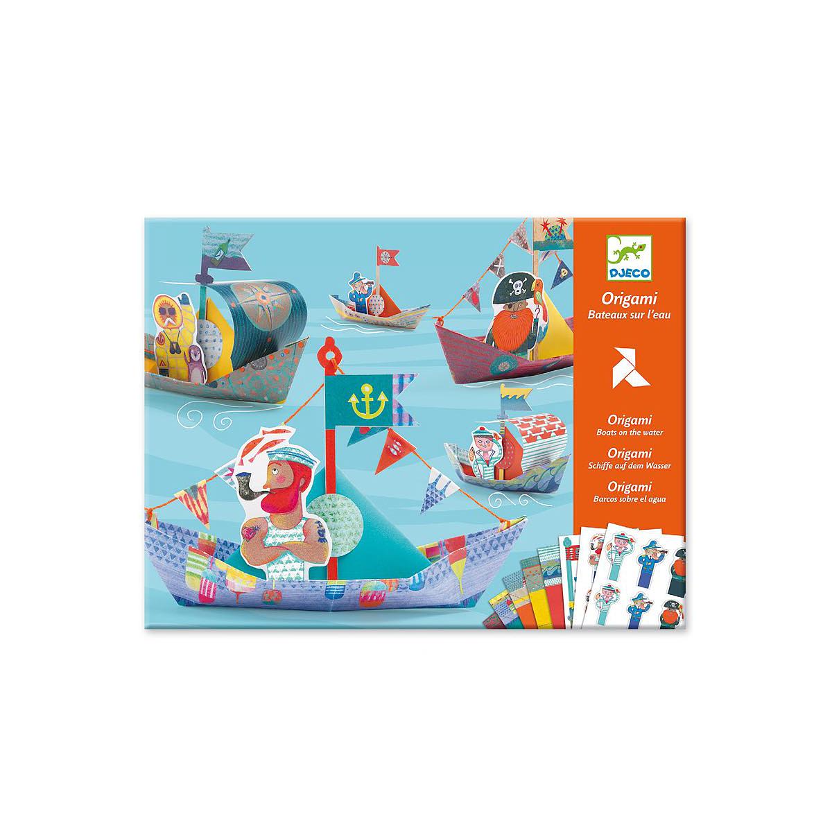 Papier Origamis BATEAUX SUR L'EAU Djeco