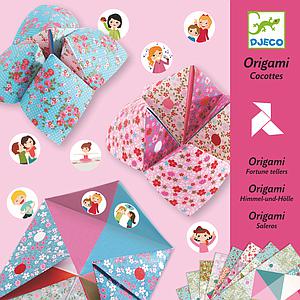 Papier Origamis COCOTTES À GAGES - FLEURS Djeco