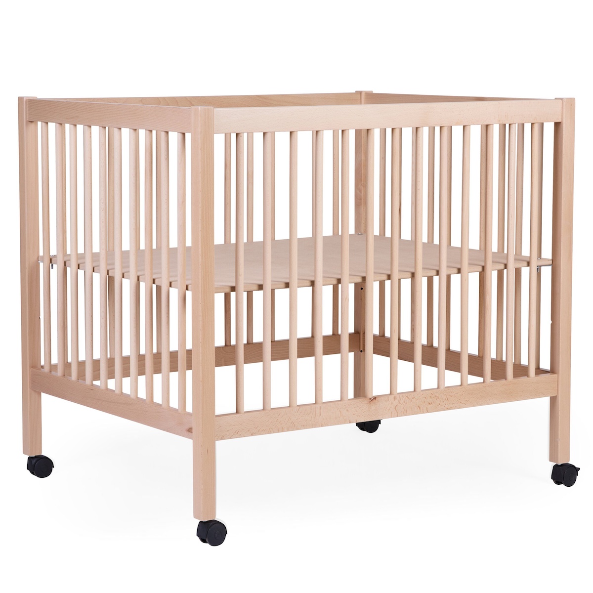 Parc 75x95cm avec roues Childhome hêtre naturel