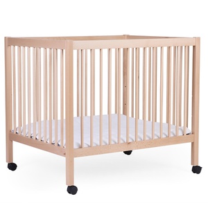 Parc 75x95cm avec roues Childhome hêtre naturel