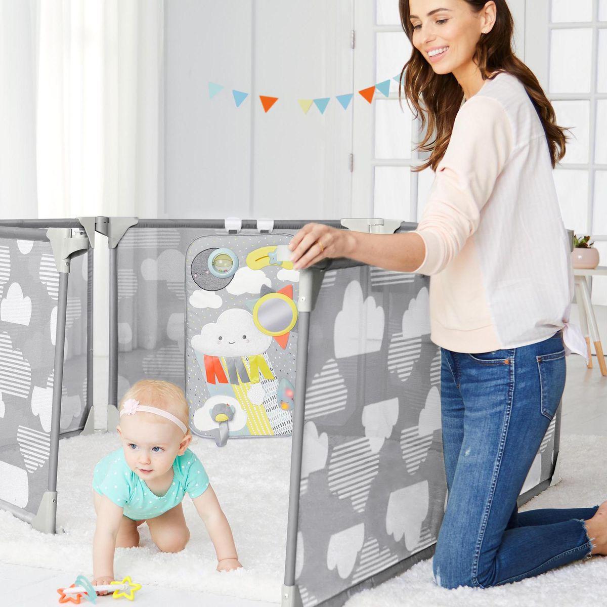 Parc de jeux convertible CLOUDS Skip Hop Grey