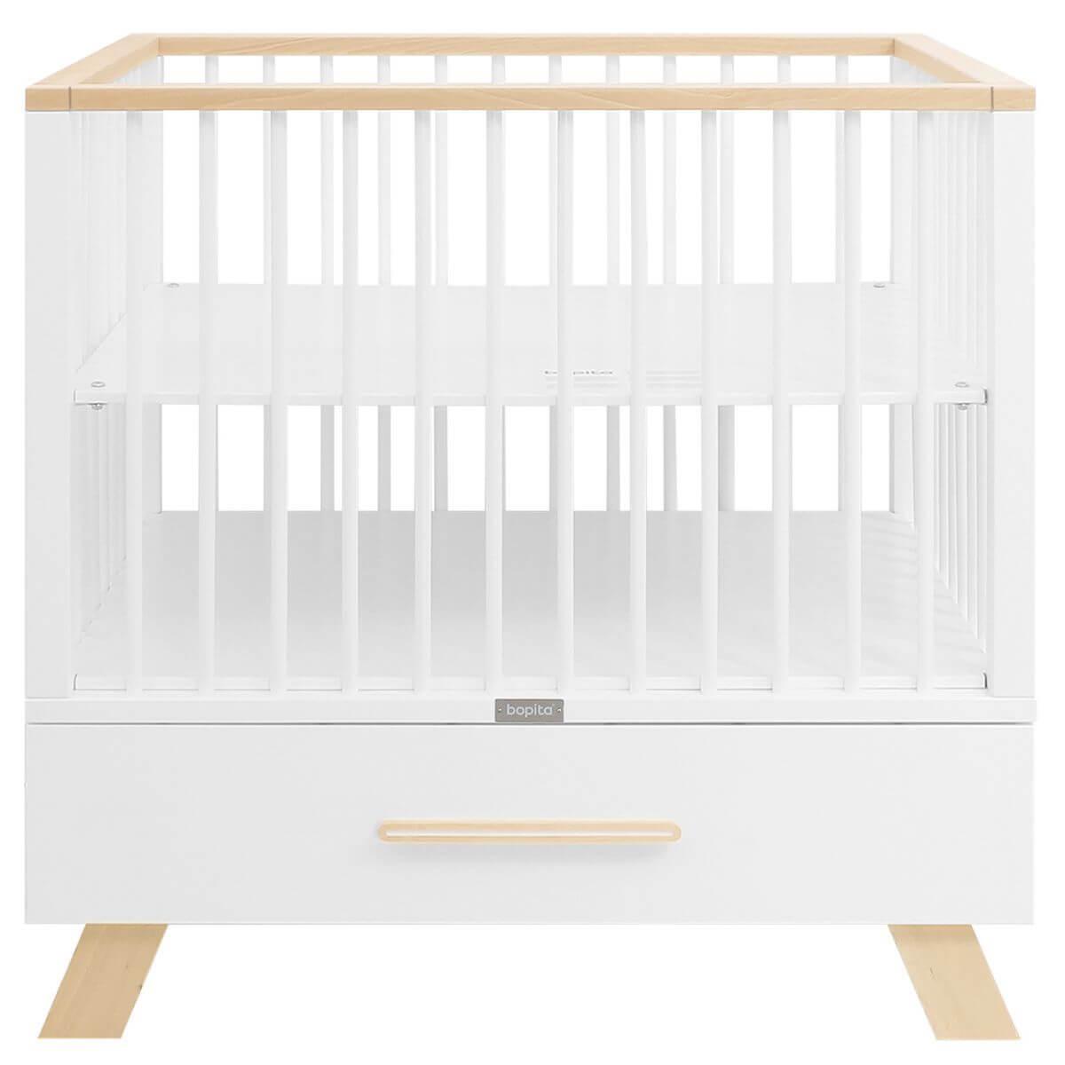 Parc LISA Bopita tiroir blanc-naturel 