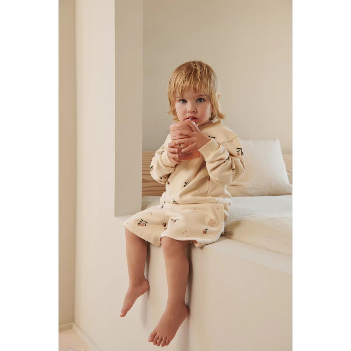 Pavia Tritan Straw Cup 280ml Liewood Peach / Sea shell