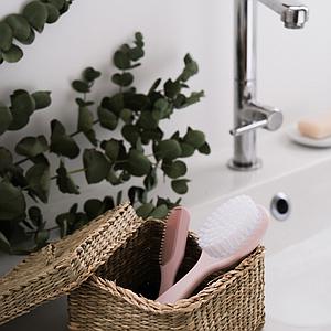 Peigne-brosse Beaba Old Pink