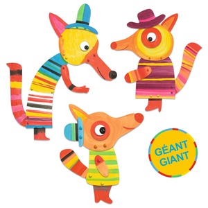 Peinture LA FAMILLE RENARD Djeco