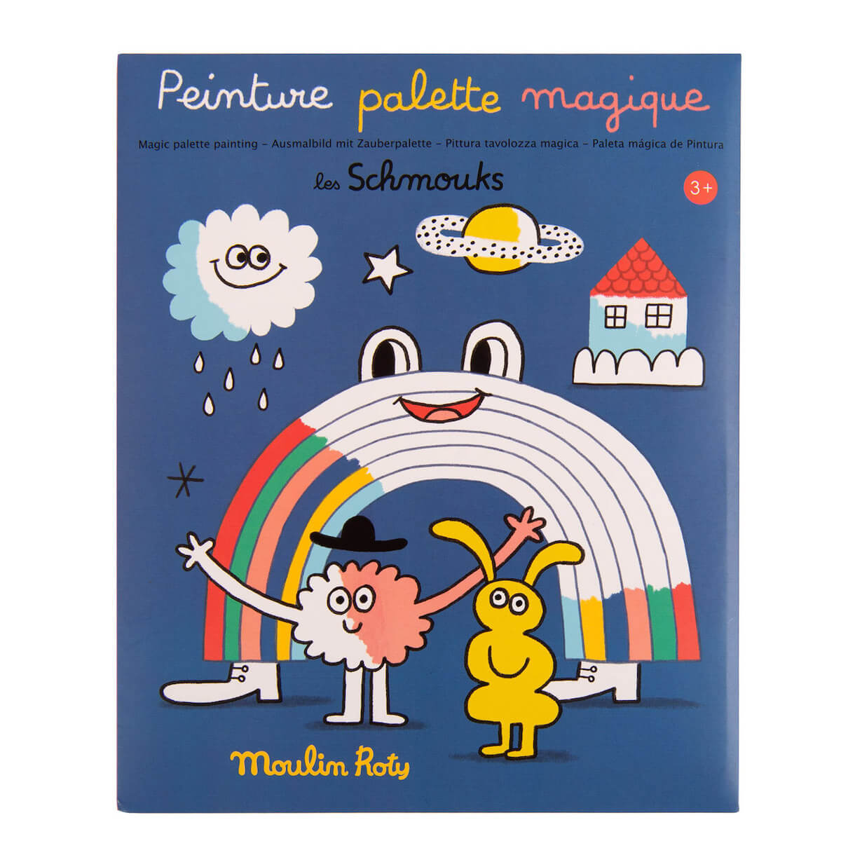 Peinture palette magique LES SCHMOUKS Moulin Roty