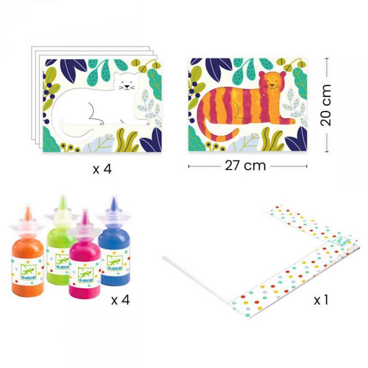 Peinture pour les petits Barbouille et beau Djeco