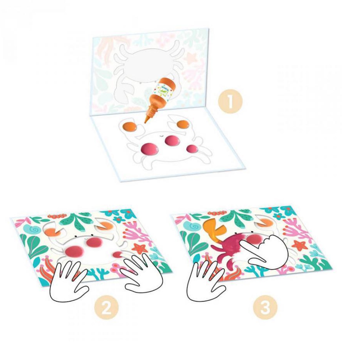 Peinture pour les petits Barbouille et beau Djeco