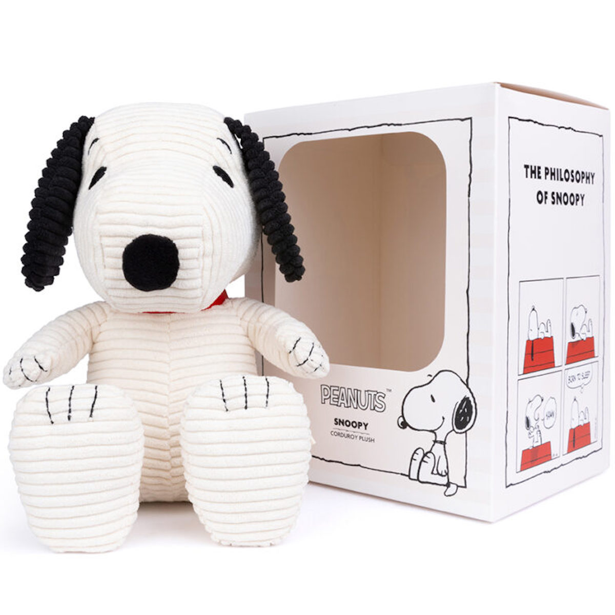 Peluche 27cm SNOOPY SITTING giftbox Bon Ton Toys cream
