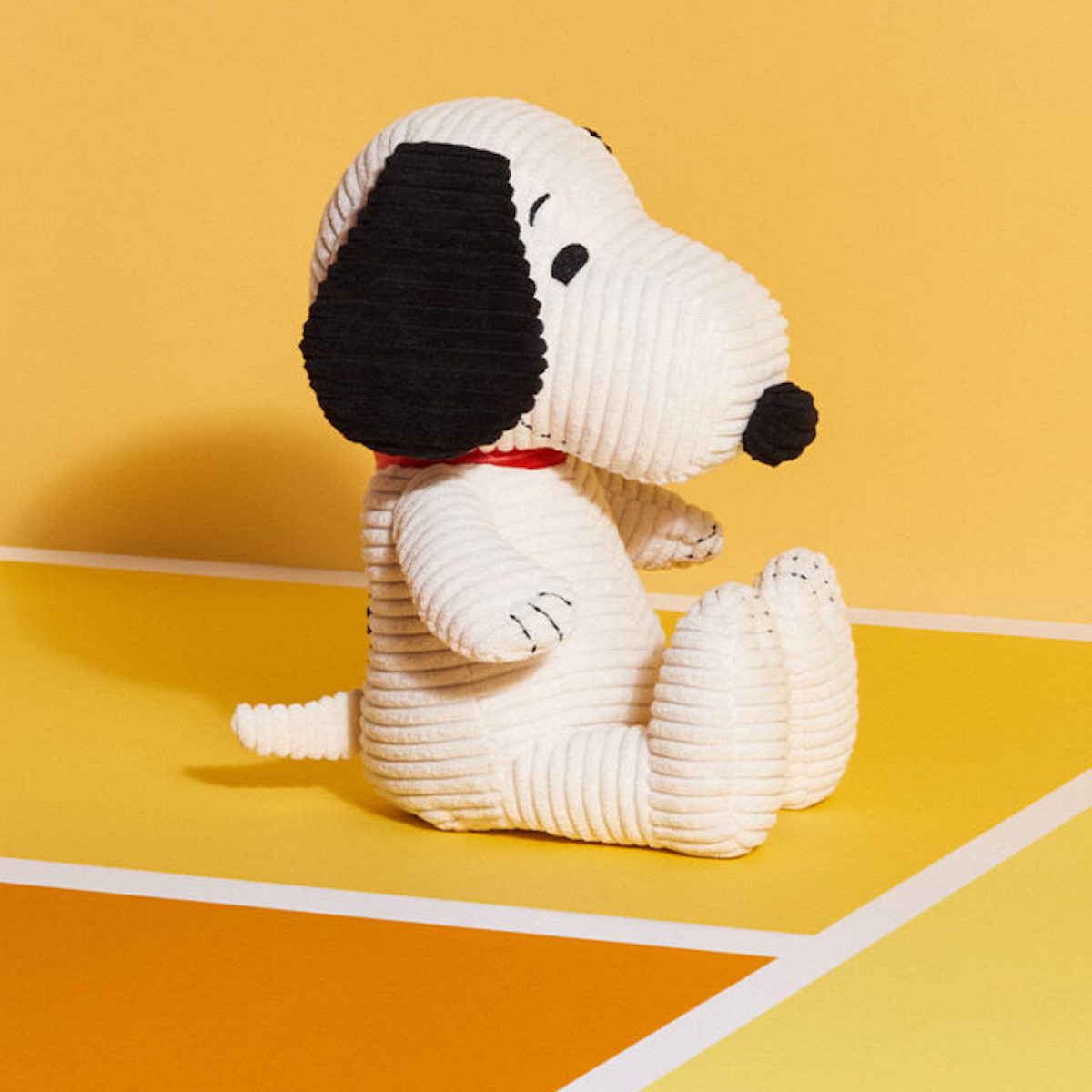 Peluche 27cm SNOOPY SITTING giftbox Bon Ton Toys cream