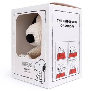 Peluche 27cm SNOOPY SITTING giftbox Bon Ton Toys cream