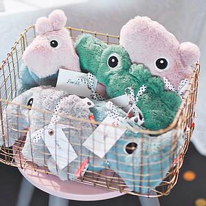 Peluche 27x17cm CROCO Done by Deer green