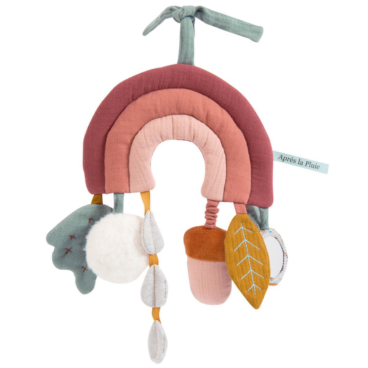 Peluche activités rainbow APRÈS LA PLUIE Moulin Roty