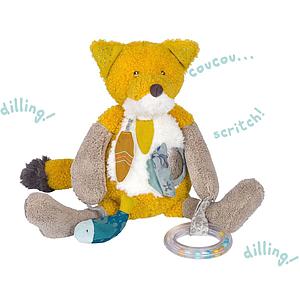 Peluche activités renard d'activités LE VOYAGE D'OLGA Moulin Roty