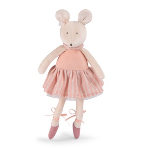 Peluche Anne la souris LA PETITE ECOLE DE DANSE Moulin Roty