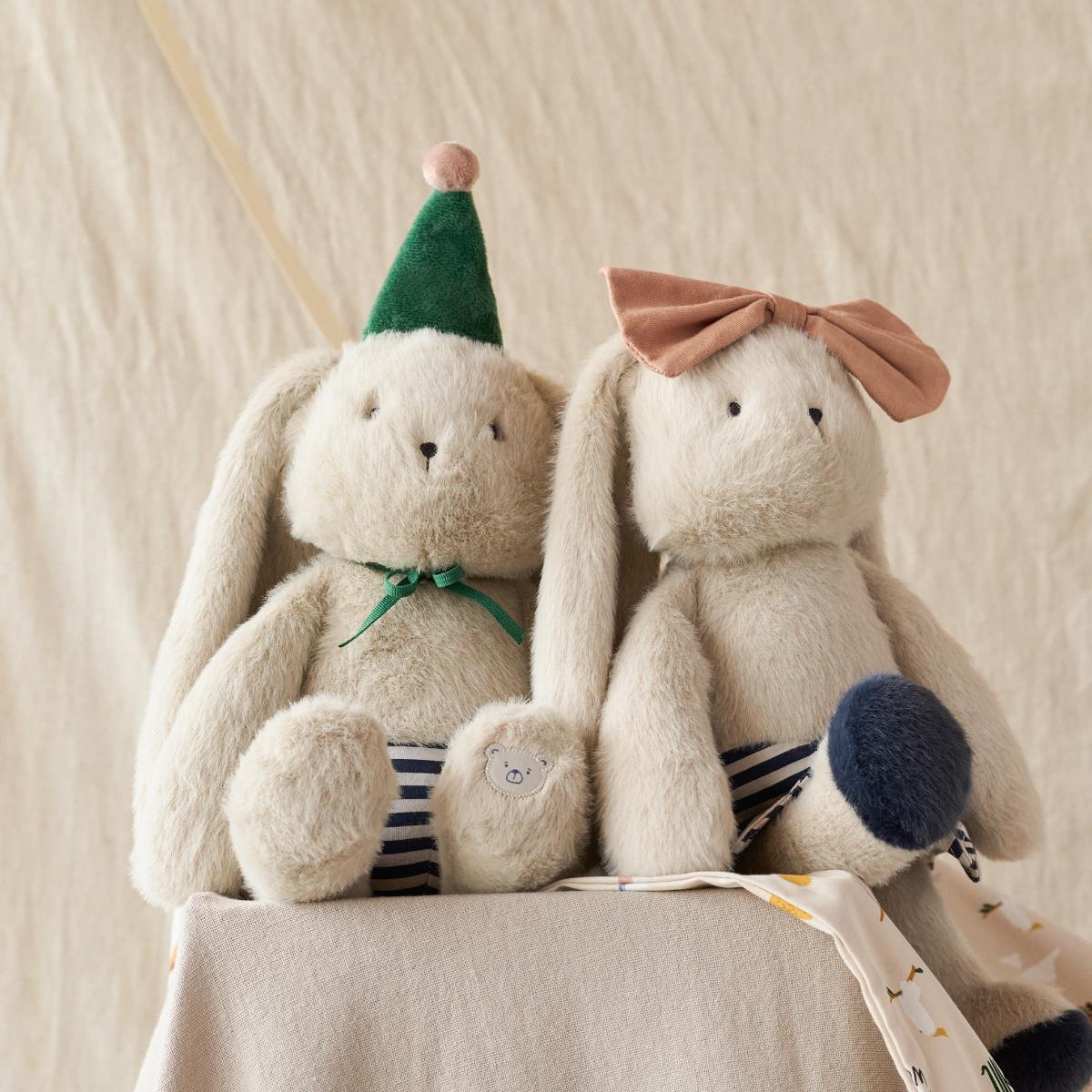 Peluche BABETTE Rabbit Celebration Teddy Liewood mist navy stripe mix
