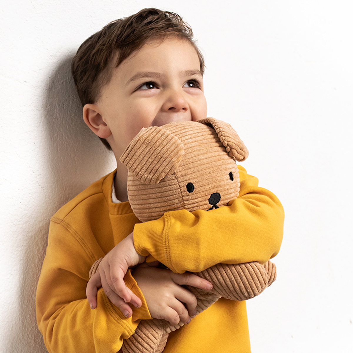 Peluche chien 30cm SNUFFY Bon Ton Toys Corduroy Beige