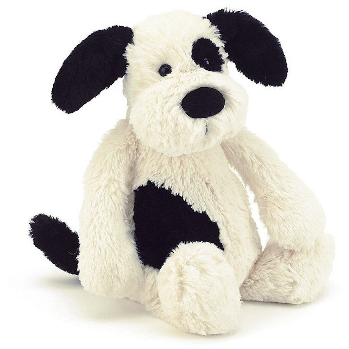 Peluche chien 31cm BASHFUL Jellycat Black & Cream