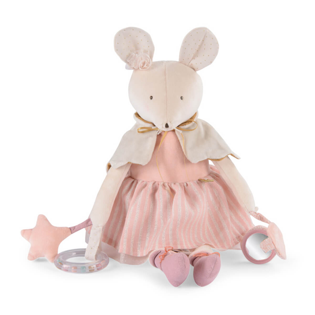 Peluche d’activitées souris LA PETITE ECOLE DE DANSE Moulin Roty