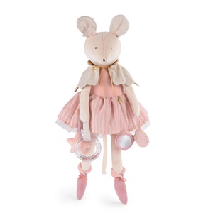Peluche d’activitées souris LA PETITE ECOLE DE DANSE Moulin Roty
