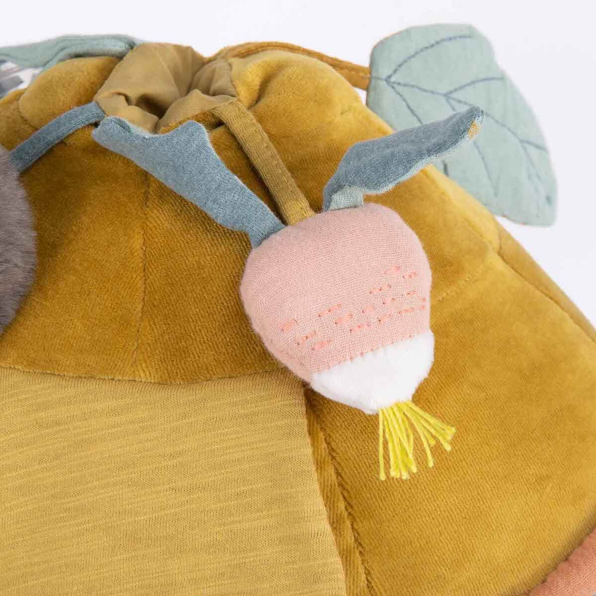 Peluche d'activités Grande tortue TROIS PETITS LAPINS Moulin Roty