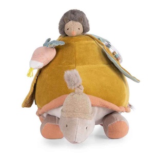 Peluche d'activités Grande tortue TROIS PETITS LAPINS Moulin Roty