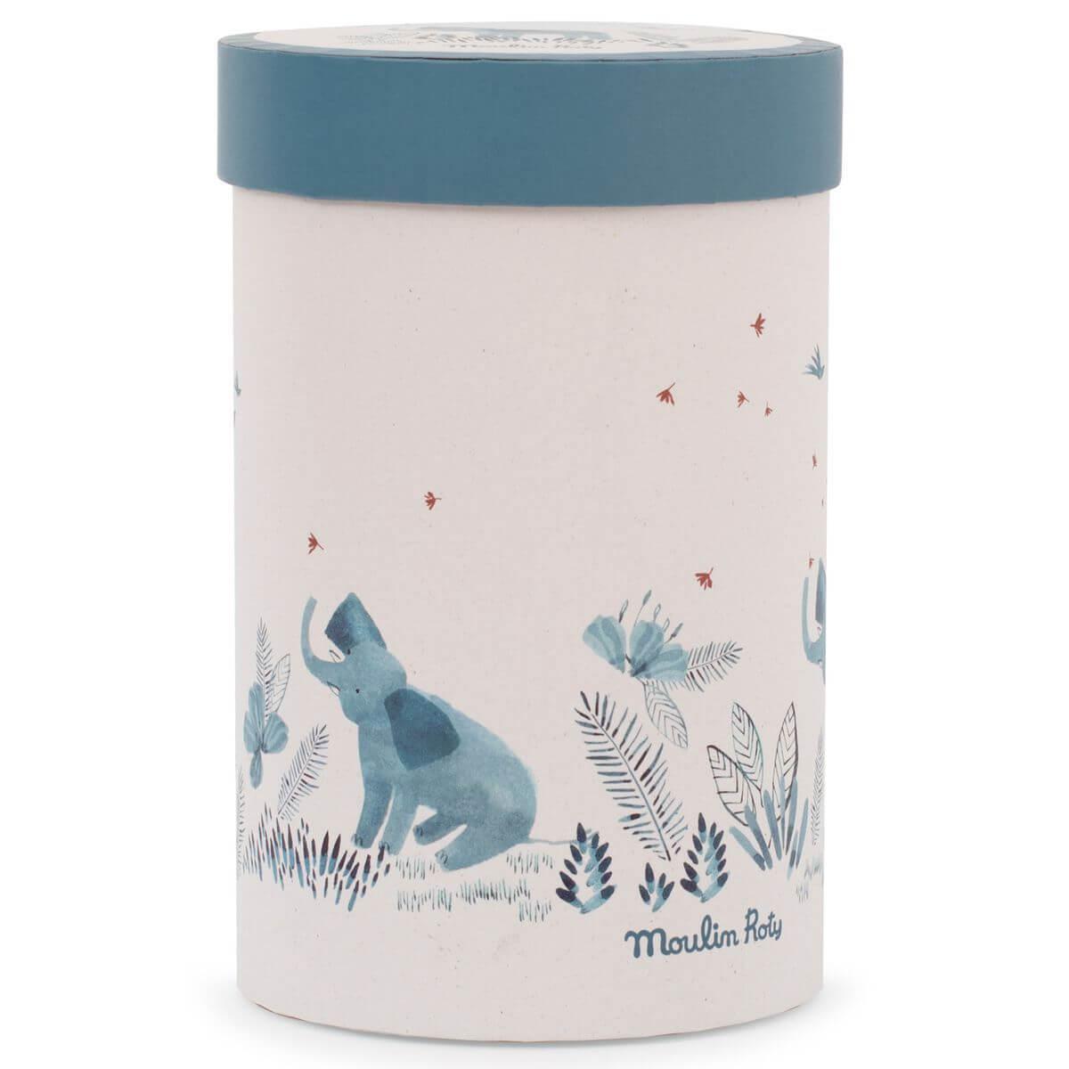 Peluche éléphant Bergamote SOUS MON BAOBAB Moulin Roty